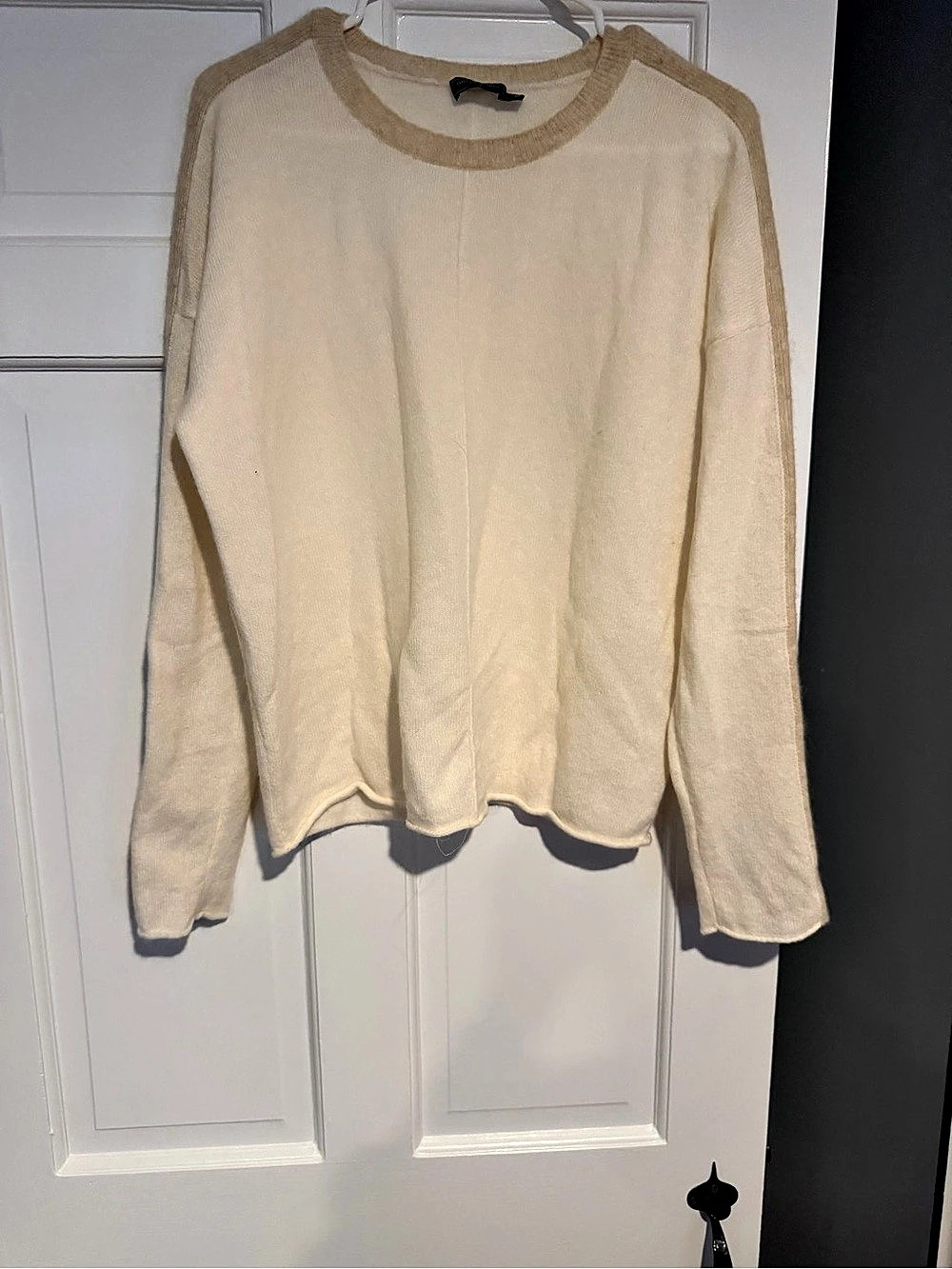 Cream Crewneck Sweater Like New